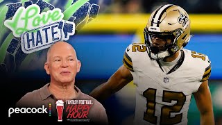 Olave, McBride land on Berry's Week 17 WR/TE Love/Hate | Fantasy Football Happy Hour | NFL on NBC