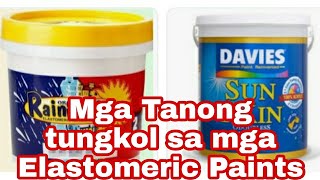 Mga Katanungan tungkol sa mga Elastomeric Paints