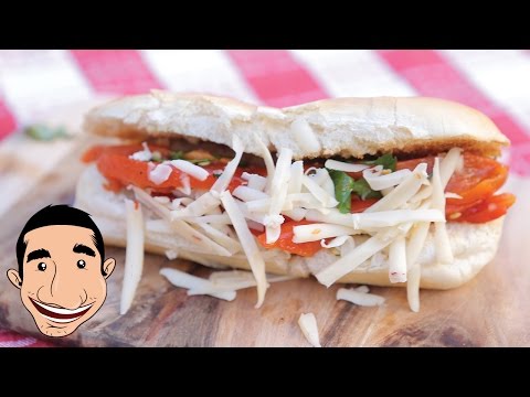 Italian Hot Dog | Sausage and Peppers Sandwich | Hot Dog Recipe