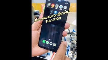 How to fix realme mobile restart issue ( realme 5 pro auto restart solution) Realme auto restart fix