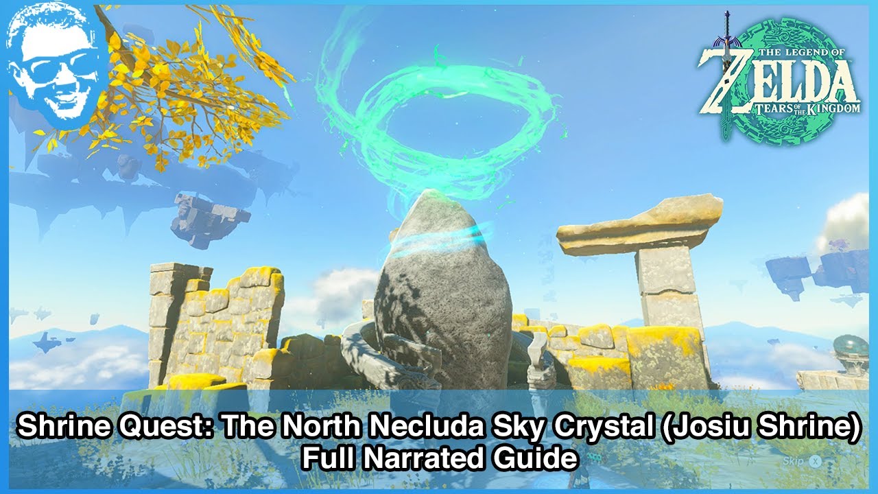 Shrine Quest: North Necluda Sky Crystal - Josiu Shrine - Full Narrated Guide - Tears of the Kingdom