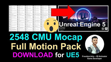 2548 CMU Full Motion Pack for Unreal Engine 5 - Animation Sequence!