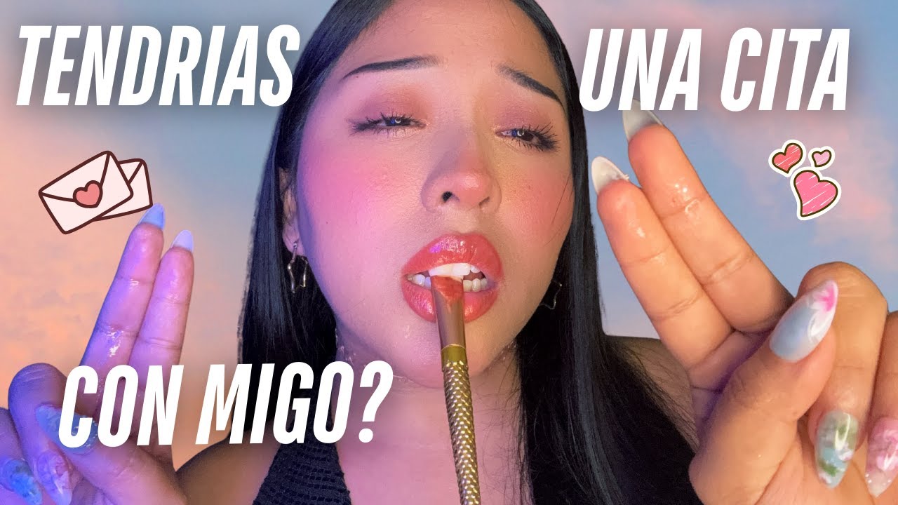 ASMR roleplay cita con TU MEJOR AMIGA// MUCHO SPIT PAINTING