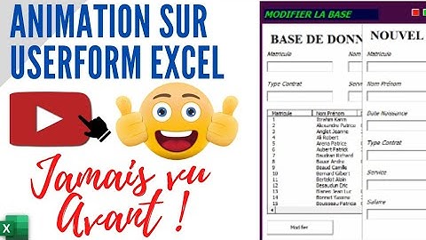 EXCEL-VBA - Création d