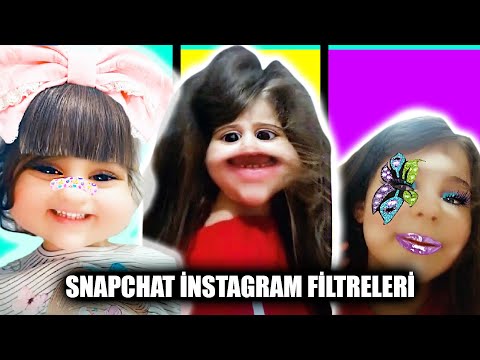 Komik Snapchat TİKTOK İNSTAGRAM FİLTRELERİ | Eylül'ün Telefonu | Tontik Tv