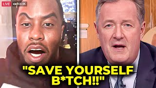 Diddy Confronts Piers Morgan For Talking Trash about Him Live