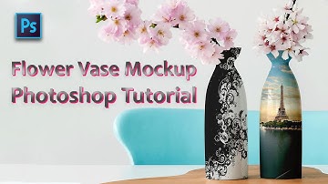 How to Create a Flower Vase / Ceramic Vase Mockup | Photoshop Tutorial