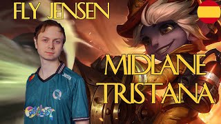 [ESP] FLY Jensen | MID lane S14 | Tristana vs Leblanc - aportando daño.