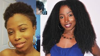My Natural Hair Growth Journey  Relaxed To Natural | VERY DETAILED  | Type 4C Hair
