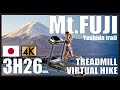 【4K CardioTreadmillVirtual Run】Mt.FUJI JAPAN, Yoshida trail Hiking World heritage#fuji #MtFUJI #富士山