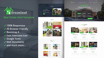 Dreamland - Real Estate HTML Template | Themeforest Website Templates and Themes