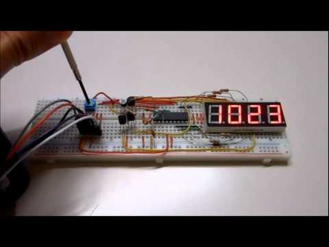 PIC 16F819 10bitADC test