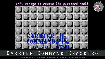 Carrier Command Cracktro by Ford Perfect, 1988 | Atari ST Cracktro