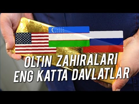 Video: Dunyo Mamlakatlarining Oltin Zaxiralari