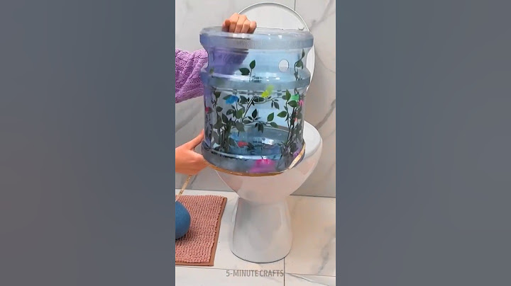 DIY Toilet tank 🐟🐠🐡 Would you want one? #shorts #diy #toilet