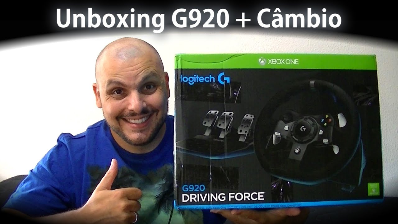 Câmbio Logitech G Driving Force Shifter Para G29 / G920 - Unboxing /  Instalação e Jogo 