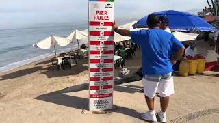 En lamentables condiciones muelle en playa Los Muertos