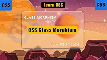 ✨ Glass Morphism Design Tutorial: Create Stunning Glass Effects with HTML & CSS | MZCode01 #coding