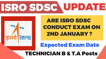ISRO SDSC Exam Update 2021