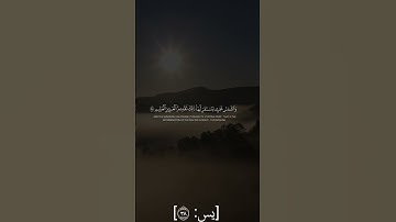 (والشمس تجري لمستقر ) لها تلاوة من سورة يس للقارئ || عبدالله الموسى ||