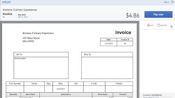 QuickBooks 2015 E-Invoicing Demo Video - QuickBooks US