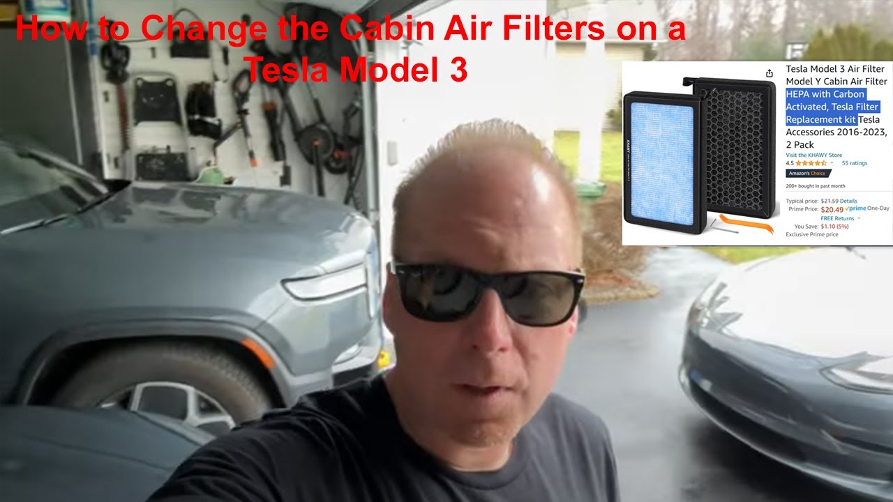 HEPA Air Filter Activated Carbon | Tesla Model 3 & Y