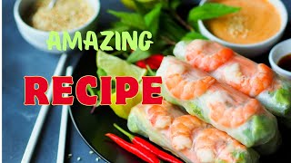 Fresh Spring Rolls #delicious #cooking #recipes