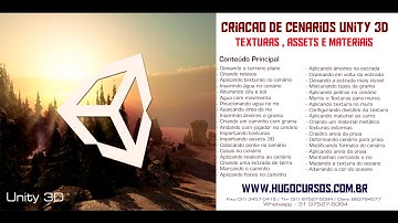 Criando Cenários com Unity 3D - Aula 04 - Aplicando texturas no cenário