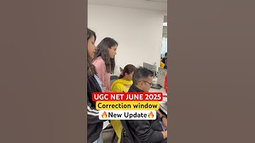 UGC NET JUNE 2025 | Correct Window New Update #ugcnetadda247 #ugcnetpaper2 #ugcnetjune2025 #ugcnet