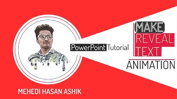 Make a Text Reveal Animation In PowerPoint