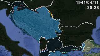 The Axis-Invasion Of Yugoslavia In 1 Minute Using Google Earth