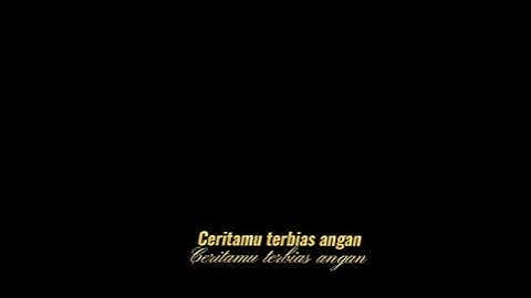 Mentahan tek Lirik story Cinta hanya sekali (Nazia Marwiana )