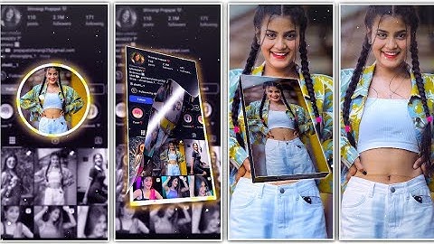 Instagram Profile Video Editing 🔥💯 Alight Motion New Trend Instagram Status Video Editing