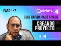 Quirkos - Crear un proyecto (paso 1/7)