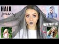 MY HAIR JOURNEY! GREY HAIR + WHY I'VE STOPPED BLEACHING IT | sophdoesnails