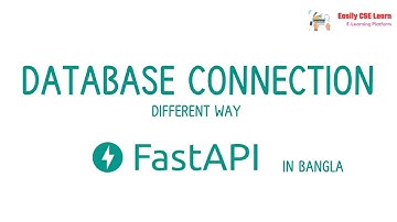 FASTAPI -18 | SQLite and OTHER DB CONNECTION IN FASTAPI |