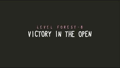 Baba is You - Deep Forest Level 8 - Victory in The Open Solution