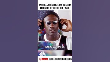 Thumbnail of Michael Jordan listening to Kenny Lattimore before the NBA Finals