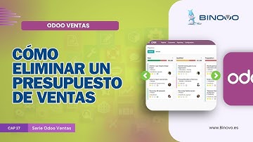 ODOO Ventas | Tutorial 27 📌 Cómo eliminar un presupuesto de ventas en Odoo
