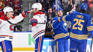 EVERYTHING'S GOING IN! Canadiens & Sabres combine for FIVE 1st period goals! screenshot 5