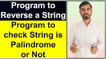 Program to Reverse a String || Program to Check String is Palindrome or not in Java by Deepak