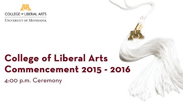 2016 CLA 4p.m. Commencement