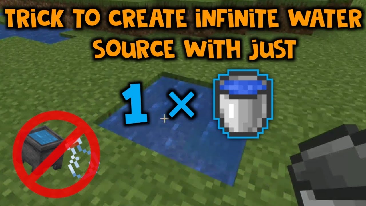 I Found how to create INFINITE Water Source with just 1 WATER BUCKET