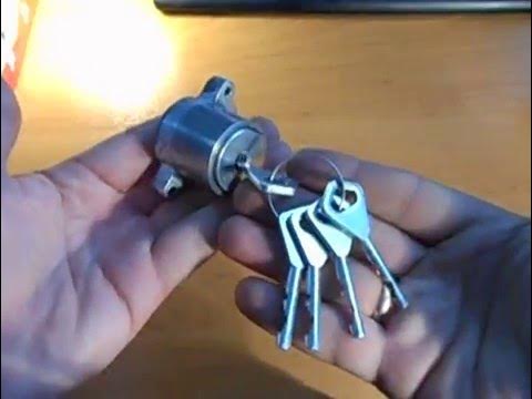 Как заменить секрет замка Механизм секрета к замку ШО-25 - YouTube
