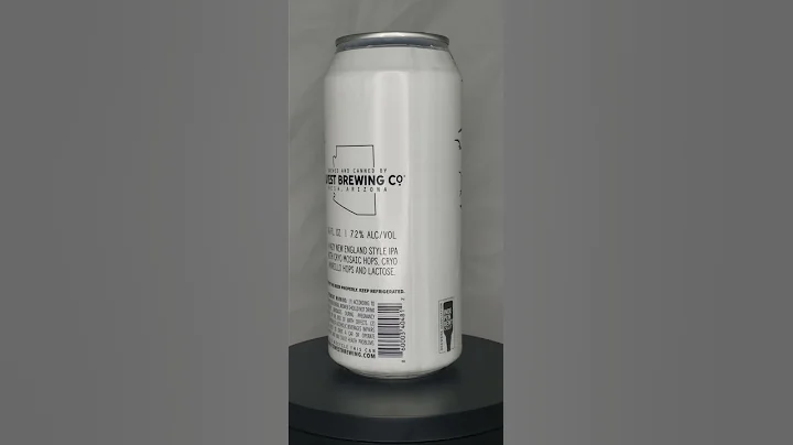 Beer Can Label Art Brewery 12 West Brewing Company...