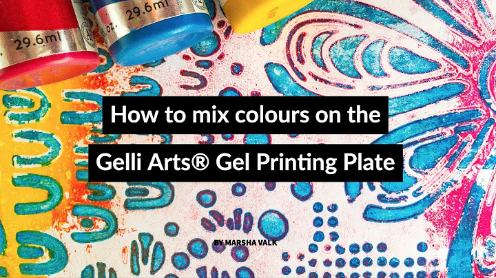 How to Mix Colors on the Gelli Arts Gel Printing P...