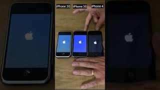 iPhone 2G VS iPhone 3G VS iPhone 4 Speed Test #shorts