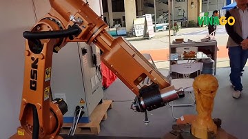 Cánh tay robot 6 bậc tự do điêu khắc gỗ  - Vinago 0904887070