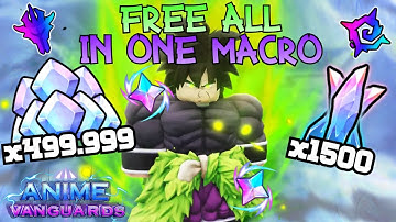 *EASILY* AFK Macro EVERYTHING In Update 8.5 | Anime Vanguards