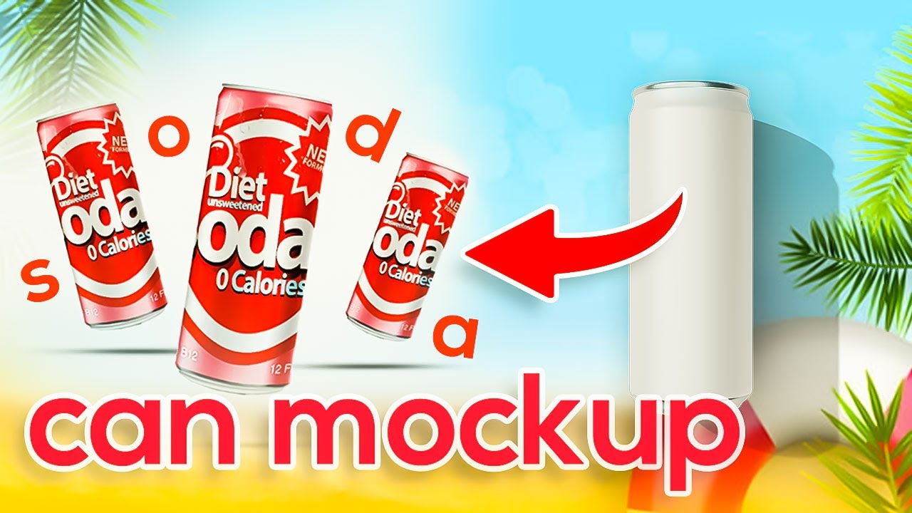 Soda Can Mockup Design in Photoshop | বাংলা টিউটোরিয়াল | Olpo Shikhi Dot Com | OSDC